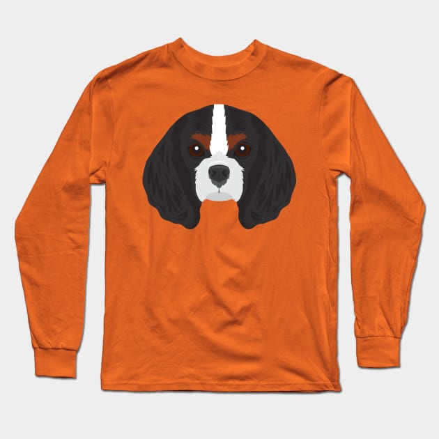 Cavalier King Charles Spaniel Long Sleeve T-Shirt by threeblackdots